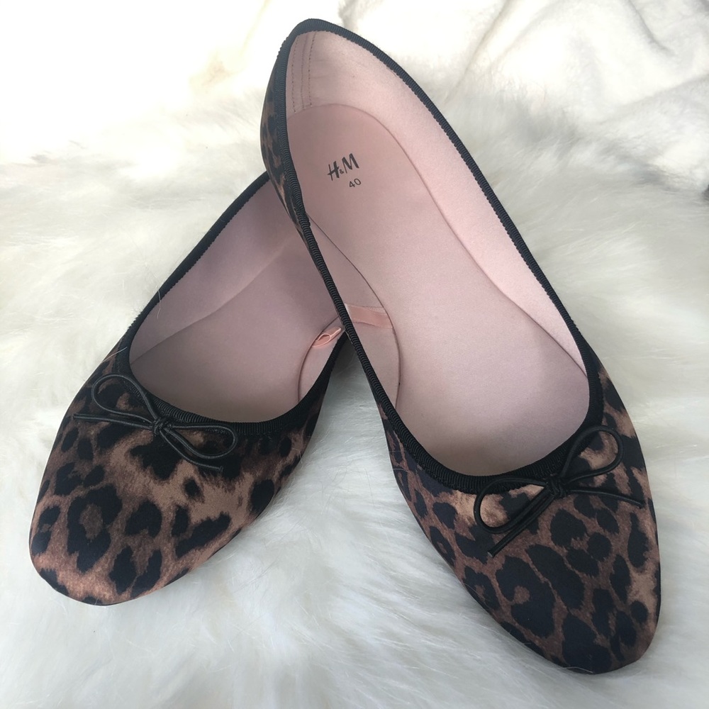 H&M leopard flats